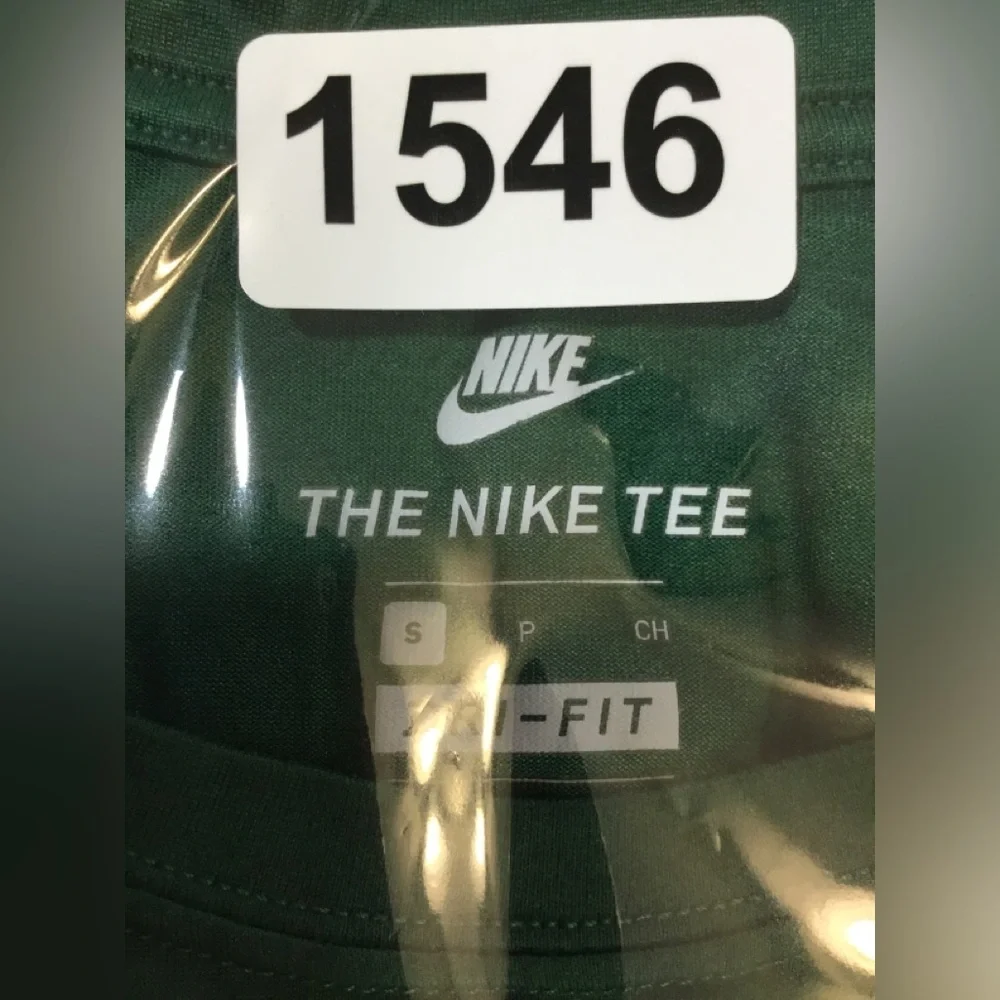Nike Baylor Women’s Golden Wave Band Green Performance Tee SZ Small